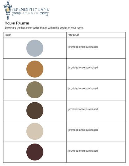 Charming Whimsical Traditional Kid's Bedroom Design Board