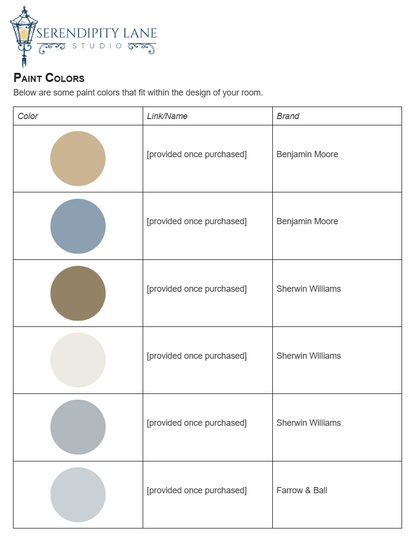 Charming Whimsical Traditional Kid's Bedroom Design Board