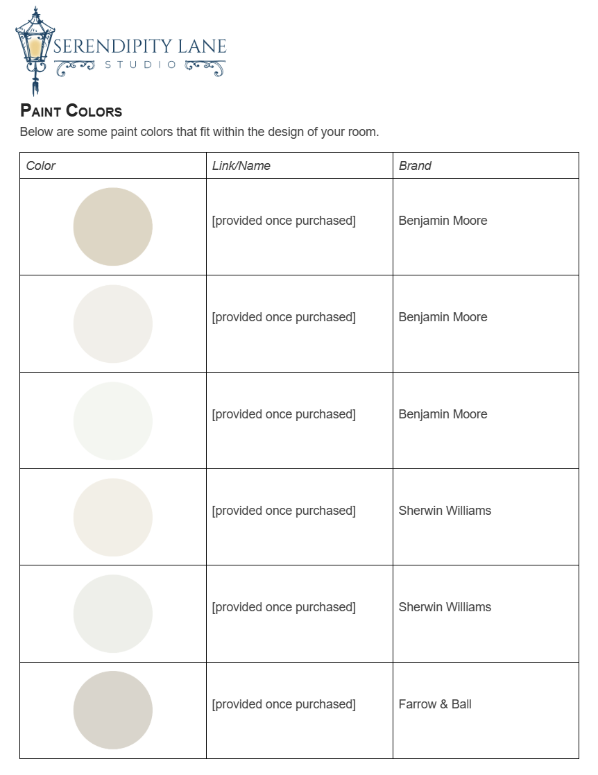 Contemporary Airy Elevated Living Room Design Board