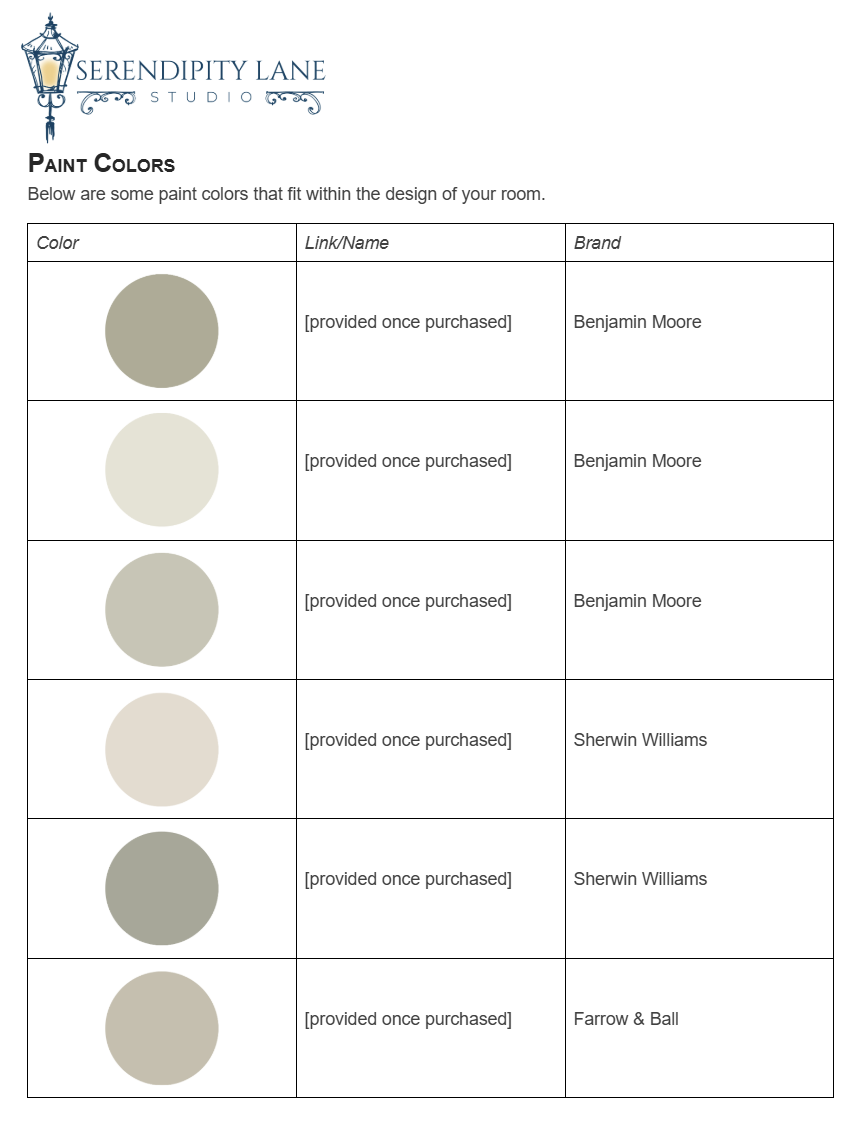 Mid-Century Modern Green and Orange Nursery Design Board