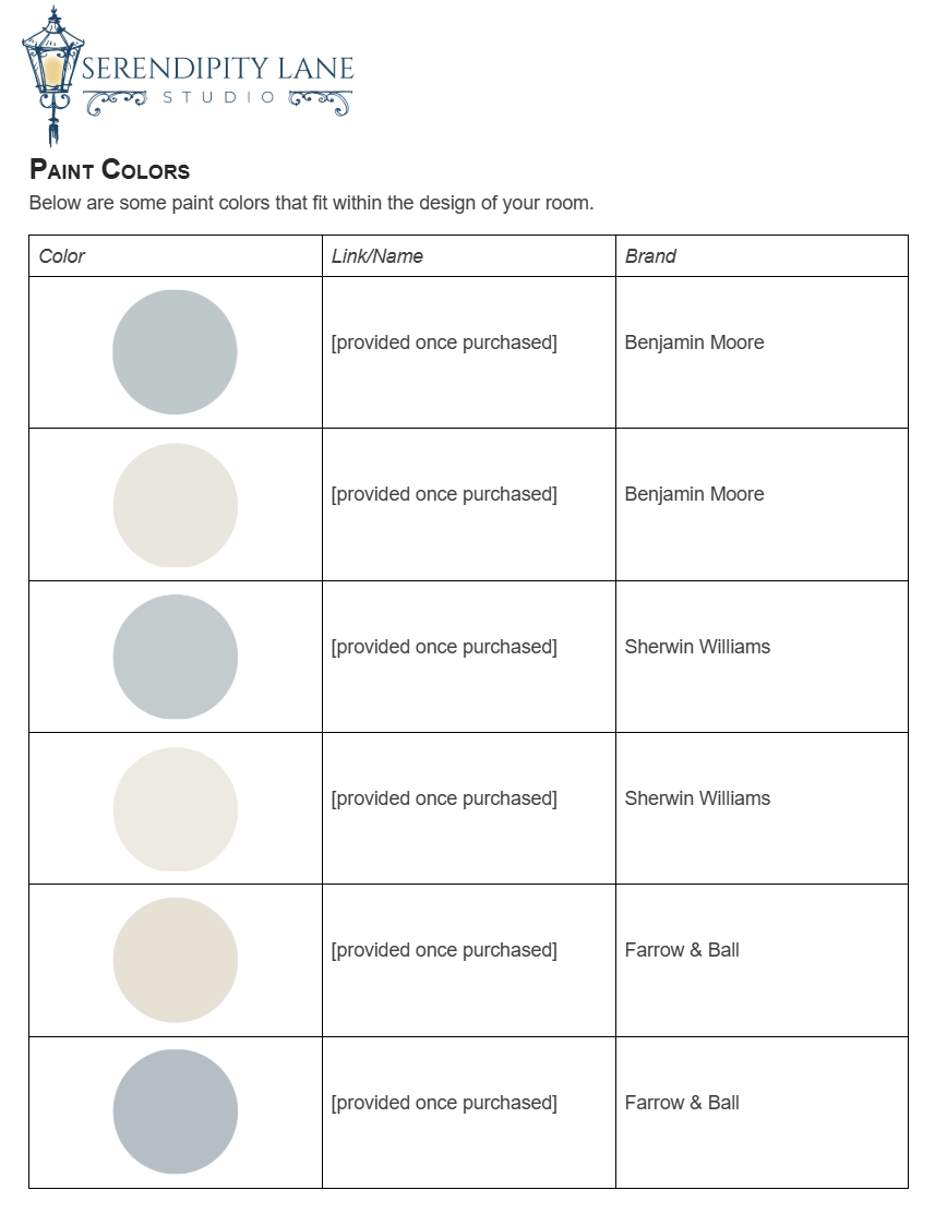 Modern Whimsical Blue Playroom Design Board