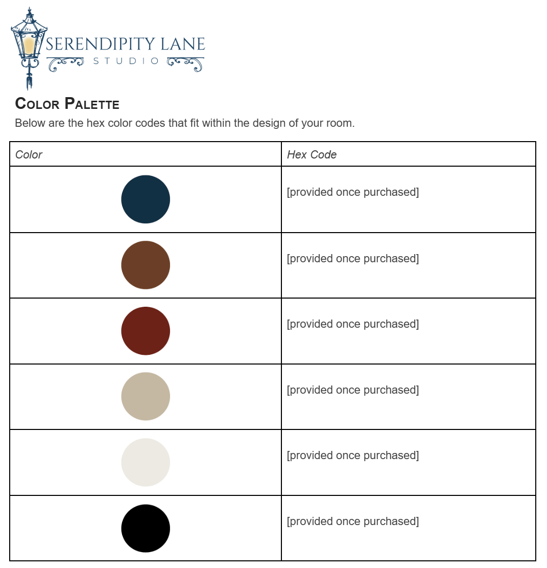 Ornate Dark Blue Bedroom Design Board