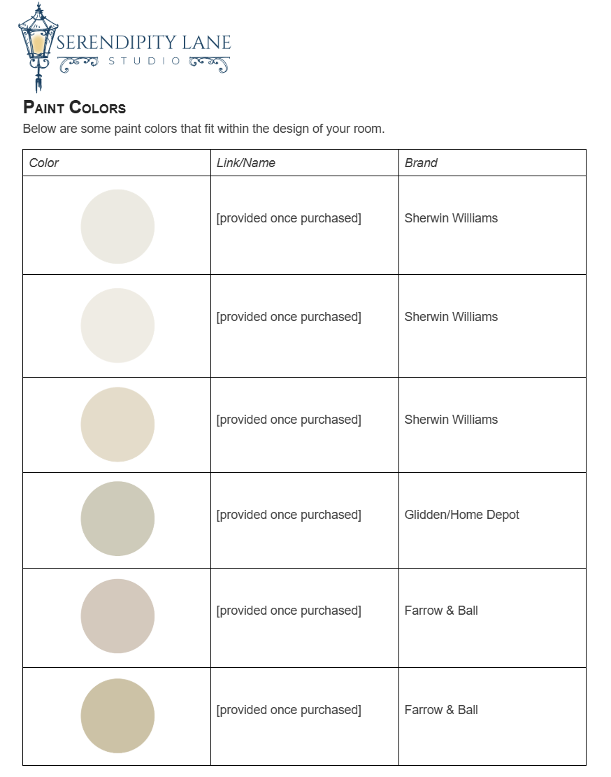 Modern Neutral Earthy Living Room Design Board
