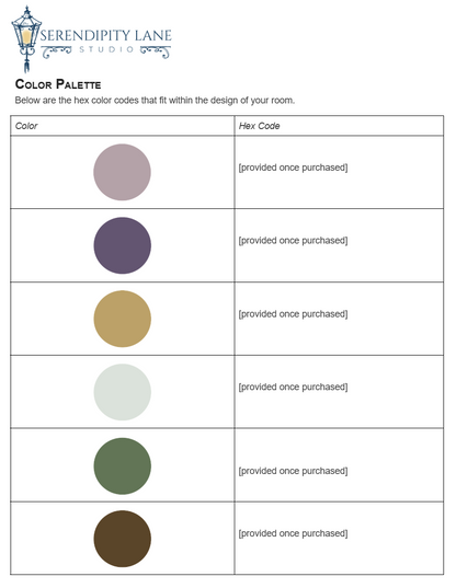 Warm Eclectic Pink Office Design Board