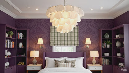 Romantic Cozy Aubergine Teenage Bedroom Design Board