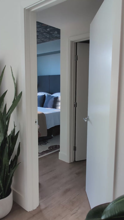 Ornate Dark Blue Bedroom Design Board