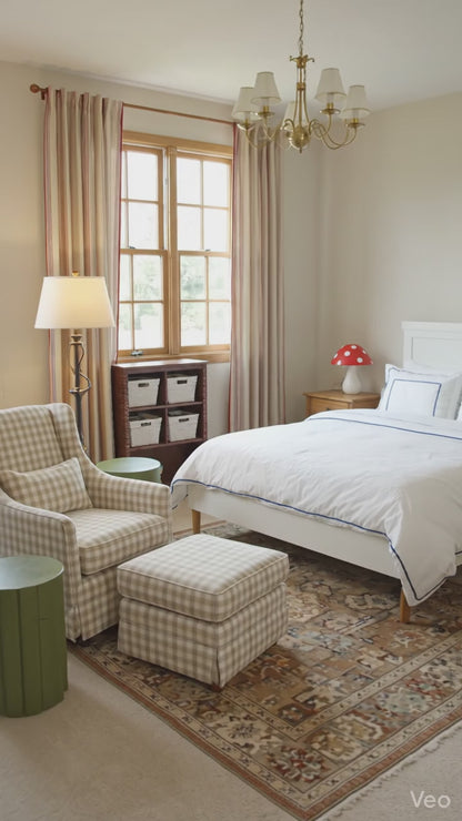 Pink Traditional Cottage Kid's Bedroom Design Board
